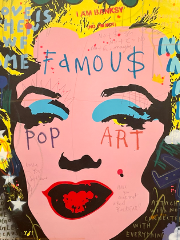 pop art marylin Monroe